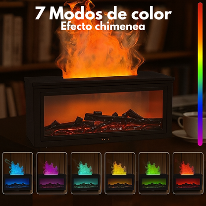 Difusor de Aromas con Efecto Fuego