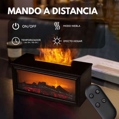 Difusor de Aromas con Efecto Fuego